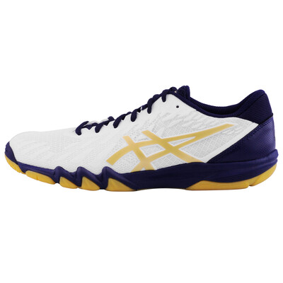 

IELTS asics table tennis shoes ATTACK BLADELYTE 4 indoor sports shoes neutral section 1073A001 1073A001-100 white blue 405