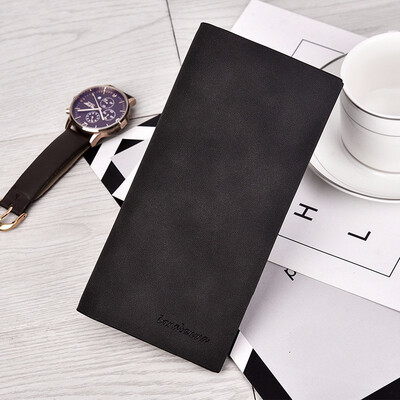 

Teenage wallet men long thin Han edition soft leather clip