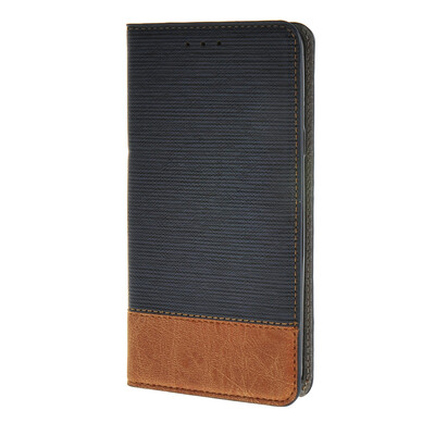 

MOONCASE Samsung Galaxy Note 5 Case Cross pattern Leather Flip Wallet Card Slot Bracket Back Case Cover Sapphire