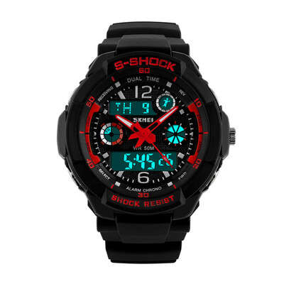 

SKMEI 1060 Men Multi Function Military -shock Sports Watch LED Analog Digital Waterproof Clock