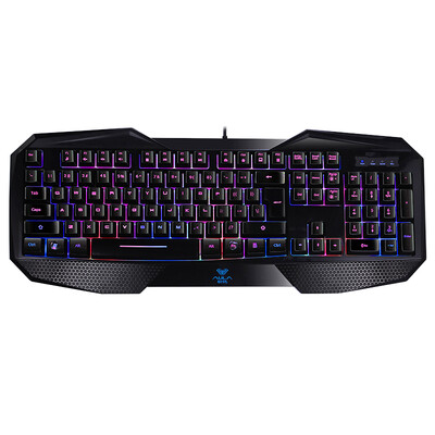 

Tarantula AULA eight wild game keyboard colorful backlit keyboard glowing black version