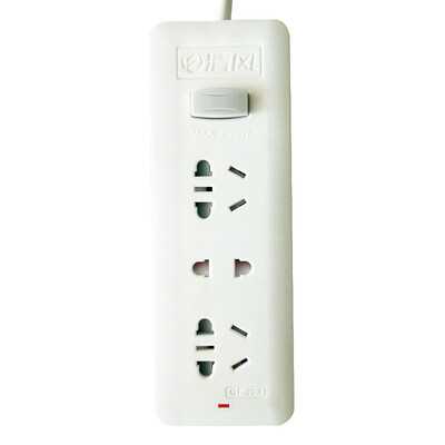 

Breeze kyfen QF-J03 Porous bit with child protection door total control switch socket plug plug strip tow board new national standard 18 m