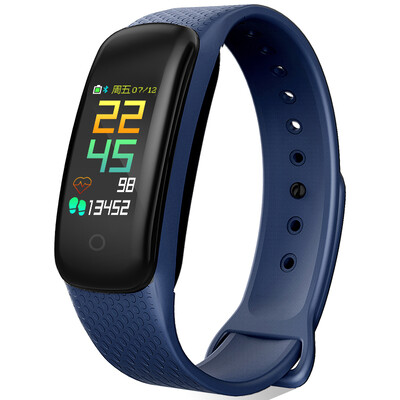 

FERACE D3 fly sharp color screen waterproof heart rate monitoring intelligent sports blood pressure bracelet men&women Bluetooth watch multi-function running pedometer health sleep detection wisdom black