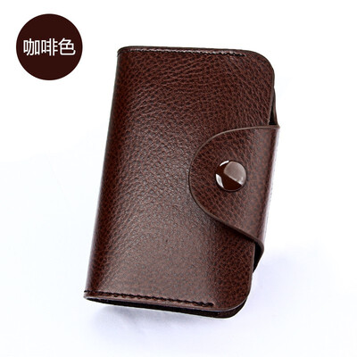 

Simple fashion organ card leather card package