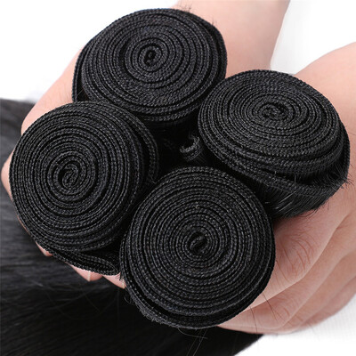 

BHF hair 9A indian Straight Virgin Hair 100 Human Hair 8-30inch Brazilian Virgin Hair weft