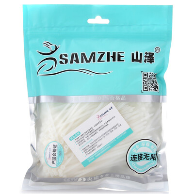 

Shanze SAMZHE 4 150mm ZD-02 professional self-locking nylon cable ties more tough tie harness tape multi-function straps Zha cable transparent cable each about 500