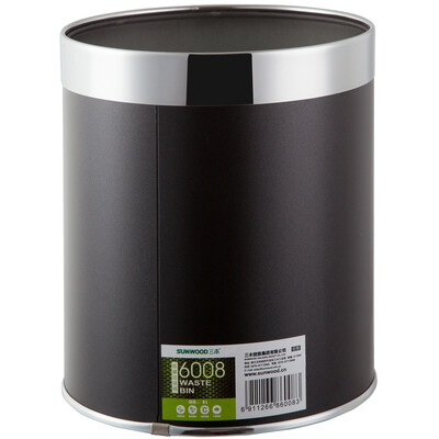 

Miki (SUNWOOD) 6014 metal foot trash cans / basket 8L distinguished silver