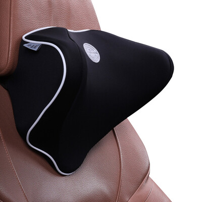 

KING ETING car headrest neck pillow space memory cotton car pillow single loaded Y7 head pillow mysterious black vice driving