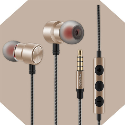 

Yesido wired earphone in-ear type magnetic phone remote control with wheat microphone case for Apple 7 headphone cable