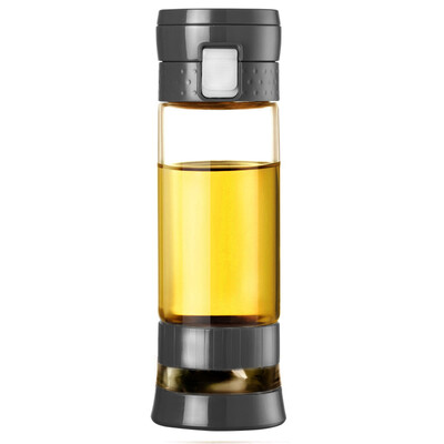 

Jingdong supermarket] green beads lvzhu 400ml high temperature anti-hot anti-drop portable leakproof transparent office tea glass B661 rice white