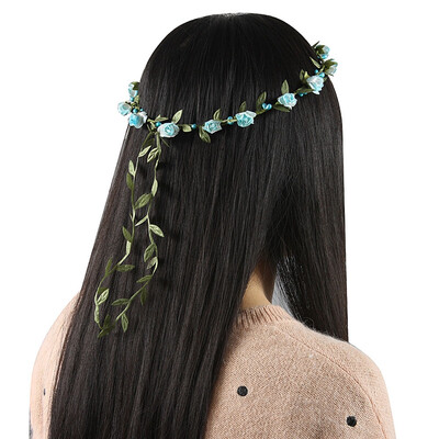 

девочки в стиле свадьбу hairband смешивать цвета людей гирлянду из цветочных цветок
