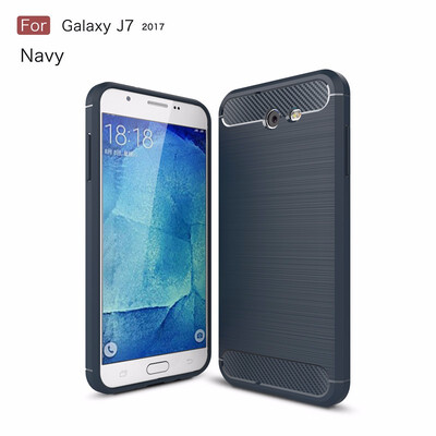 

For Samsung Galaxy J7 2017 US Carbon Fiber Phone Cases Soft TPU Anti-Knock Cover For Samsung Galaxy J7 2017 US Case