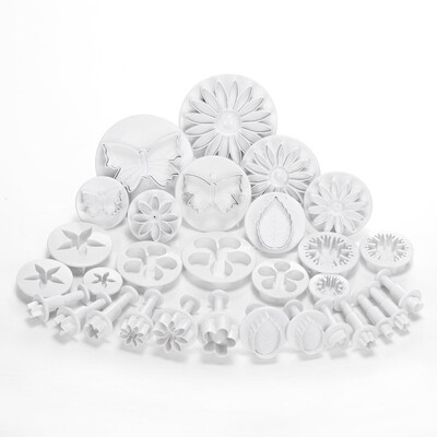 

UpperX 10 Sets Sugarcraft Cake Decorating Fondant Icing Plunger Cutters Tools NEW