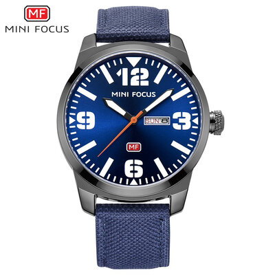 

MINI FOCUS Fashion Nylon Strap Men Watch MF0032G