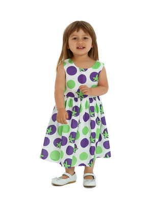 

DAWILS Girls Sleeveless Dress Cute YellowGreen Starfish Print Casual Dresses