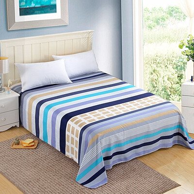 

Luxury Bedspread Geometrical Flower Bedsheet Plaid Bed Sheet Flat 200x230cm For Wedding Home Decoration