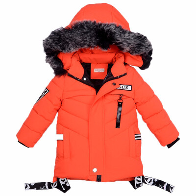 

Winter Jackets for Boys Warm Coat Kids Clothes Snowsuit Outerwear & Coats Children Clothing Baby Fur Hooded Jacket Infant Parkas