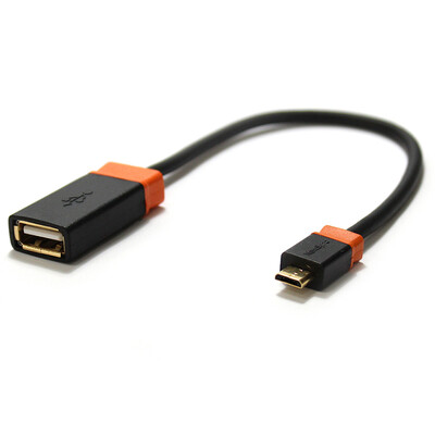 

PowerTop USB2-KROTG0180 USB AF to Micro USB OTG Transmission Line 18CM