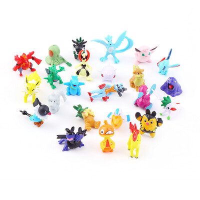 

24pcs мило мило много 2-3cm PokeMon монстр мини - случайные цифры игрушка - участник подарки
