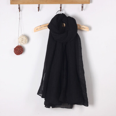 

JIWEIXI Linen & Cotton Scarf Shawl Wrap
