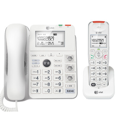 

AT & T CRL54102WT Digital Cordless Telephone Chassis Machine Handsfree Handsfree Set Office Housewares A Fixed Wireless Landline White
