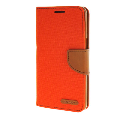 

MOONCASE Galaxy Grand Prime G5308W , Leather Flip Pouch Stand Back Case Cover for Samsung Galaxy Grand Prime G5308W G530 Orange