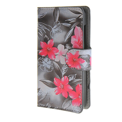 

MOONCASE Flower style Leather Wallet Flip Card Slot Stand Pouch чехол для Microsoft Lumia 430 A12
