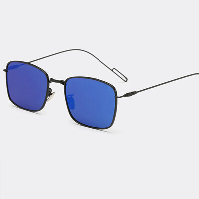 

FEIDU высококачественного сплава квадратные солнцезащитные очки женщин Бренд дизайнер Ретро мужчин плоский объектив солнцезащитные очки Oculos де соль Feminino