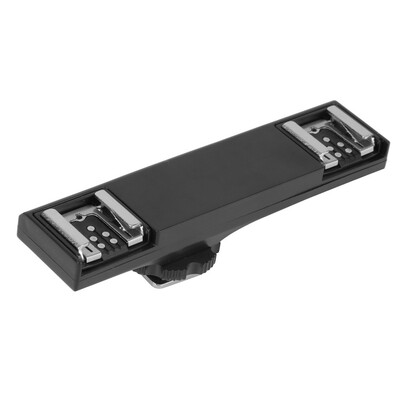 

Черный TTL выносной Горячий башмак флэш Шнур Бар кронштейн 2 приборе имеется Hot Shot