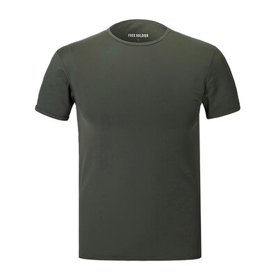 

2016 New Brand Outdoor Round Neck Sport Shirt Bottoming Super-Elastic Lycra Tights Perspiration Wicking Short-Sleeved T-Shirt