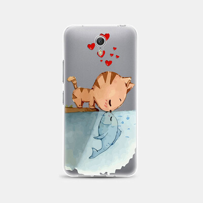 

MOONCASE Ultra-thin Cartoon Transparent TPU Case Cover For Lenovo ZUK Z1