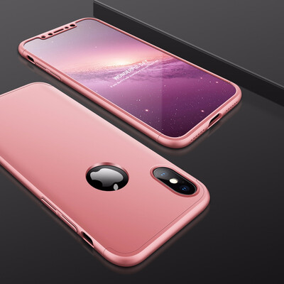 

Goowiiz Phone Case For Iphone 6 Plus6s Plus7 Plus8 Plus Fashion Color collision 360 Degree Coverage PC With Hole