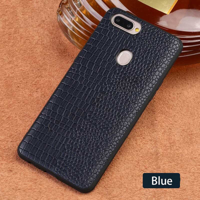 

Genuine Leather Phone Case For OPPO R11s Plus Crocodile texture Back Cover For R9 R9s Plus Cases