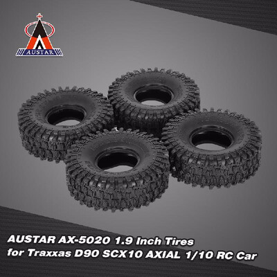 

4Pcs AUSTAR AX-5020 19 Inch 120mm Rock Crawler Tires for 110 Traxxas Redcat