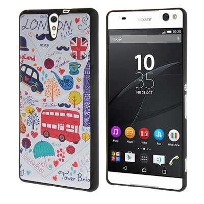 

MOONCASE ЧЕХОЛ ДЛЯ Sony Xperia C5 [Personality Patterns] Flexible Soft Silicone Gel TPU Skin Protective /a05