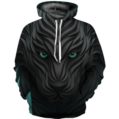 

Mens Hoodie 3D Printed Women Pullover Sweater