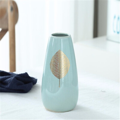 

Modern ceramic flower vase living room table dried flowers home decorations ornaments