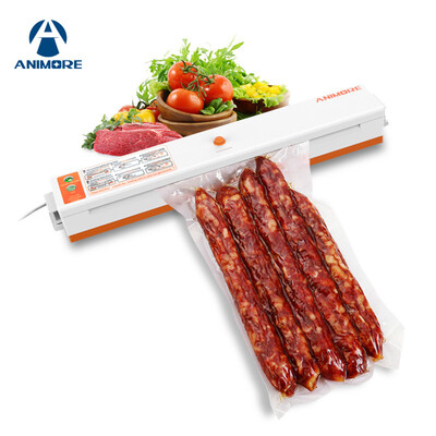 ANIMORE Household Vacuum Food Sealer 220V110V Packaging Machine Film Sealer Vacuum Packer Including 10 Pcs Bags VFS-02