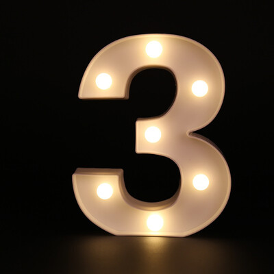 

26 White Letter LED Alphabet Light Indoor Battery powered Wall Hanging Night Light Bedroom Wedding Birthday Party Decor