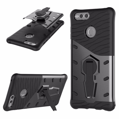 

Goowiiz Phone Case For Huawei Honor 7X Play6X PlayMate 9 LiteGR5 2017 Luxury Armor TPUPC Silicone Hard Bracket