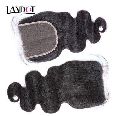 

9A Size 5x5 Lace Closure Peruvian Virgin Hair Closure Straight Body Wave Human Hair Swiss Closures FreeMiddle Part Natural Color