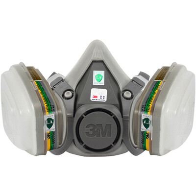 

3M gas mask 6200 6006cn anti-formaldehyde decoration chlorine hydrogen fluoride hydrogen sulfide ammonia gas organic vapor mask 62006006cn7 piece set