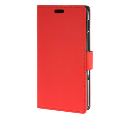 

MOONCASE Case for Alcatel One Touch Pixi 3 (5.0") OT-5015 Flip Leather Wallet Pouch Card with Kickstand Case Cover Red