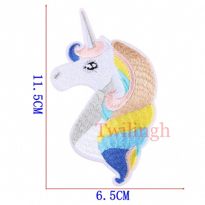 

twilingh Patches Sewing Iron-On Accessories Patchworks Skull Embroidered Sequined Patches For Clothing