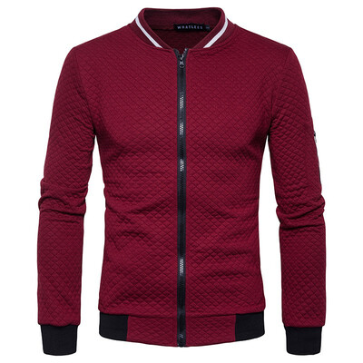 

2018 Autumn&Winter Mens Casual Sweater Zipper Cardigan Baseball Jacket