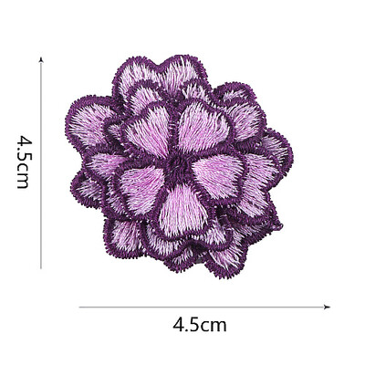 

Sunbling 3d flower patch sew on embroidered jeans clothes brand small applique patches