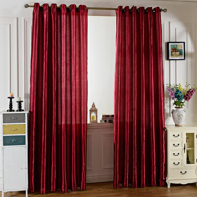 

100 x 250CM Pure Color Grommet Ring Top Blackout Window Curtain for Bedroom Living Room