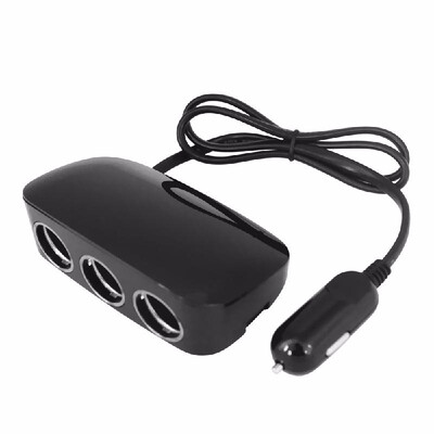 

USMEI Multi-functional Car Chargers Power Adapter Splitter with LCD Display 3-Ports Cigarette Lighter Sockets & 31A Dual USB Cha