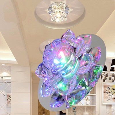 

Odinlighting 5W Modern New Crystal LED Ceiling Light Fixture Pendant Lamp Lighting Chandelier Led Ceiling Light Lamp