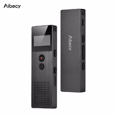 

Aibecy M23 8GB16GB Professional Digital Voice Recorder MP3 Muisc Player Audio Activated Recording with Loudspeaker Card Slot for
